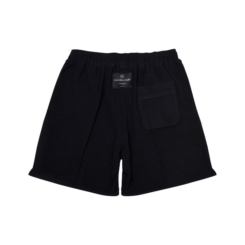[UNISEX] Binding Terry Shorts (Black)