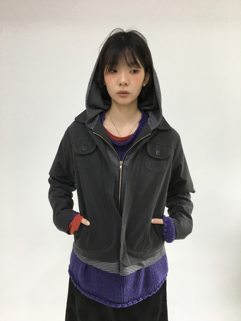 Iso Layer Hooded Jacket (2color)