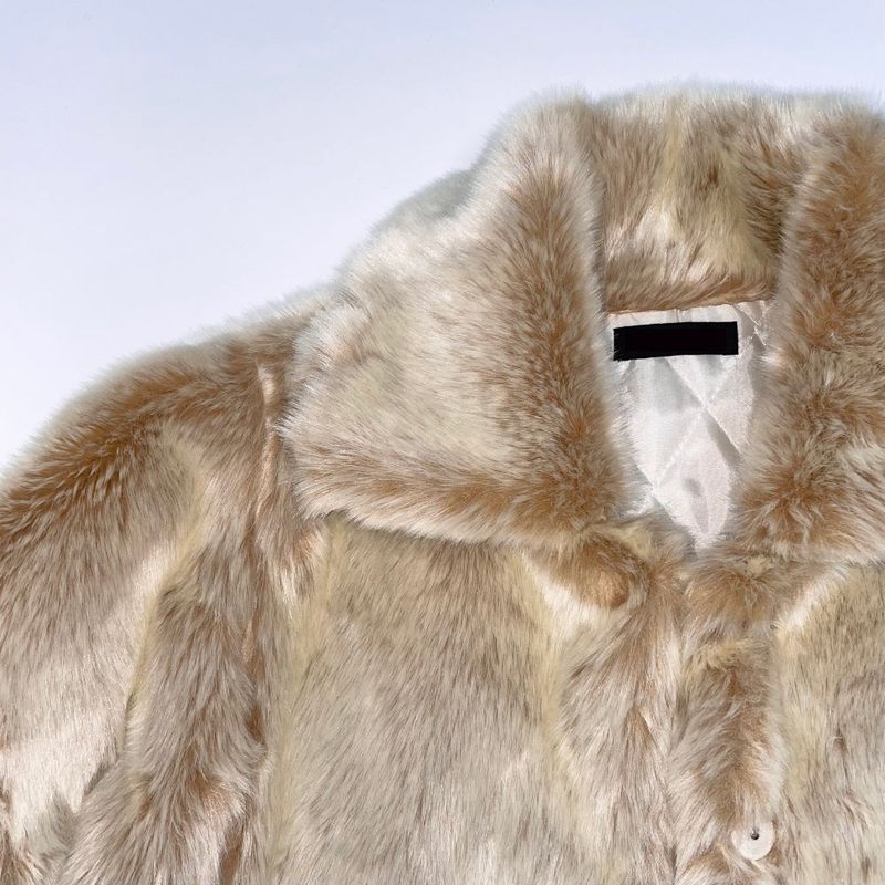 Eco fur jacket