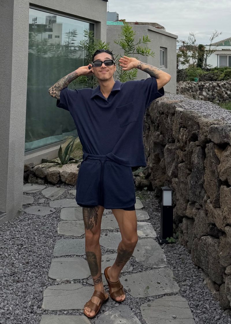 Waffle Shorts 3COLOR