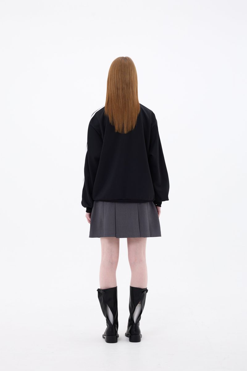 MOON NIGHT PLEATS SKIRT / CHARCOAL