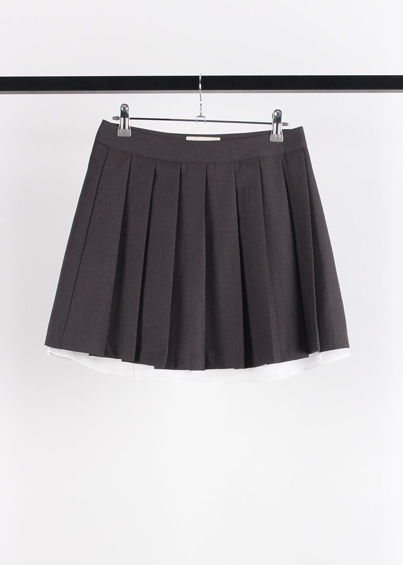 LAYER PLEATS SKIRT