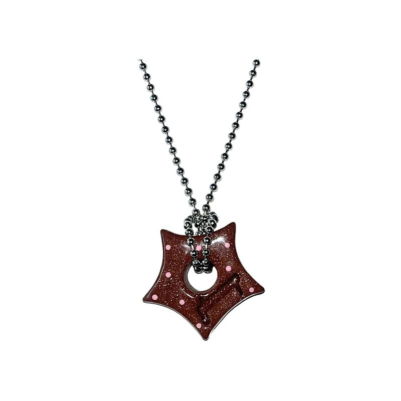 gleameep（グリームイープ）の「gleaming スタードットネックレス [brown]（アクセサリー）」