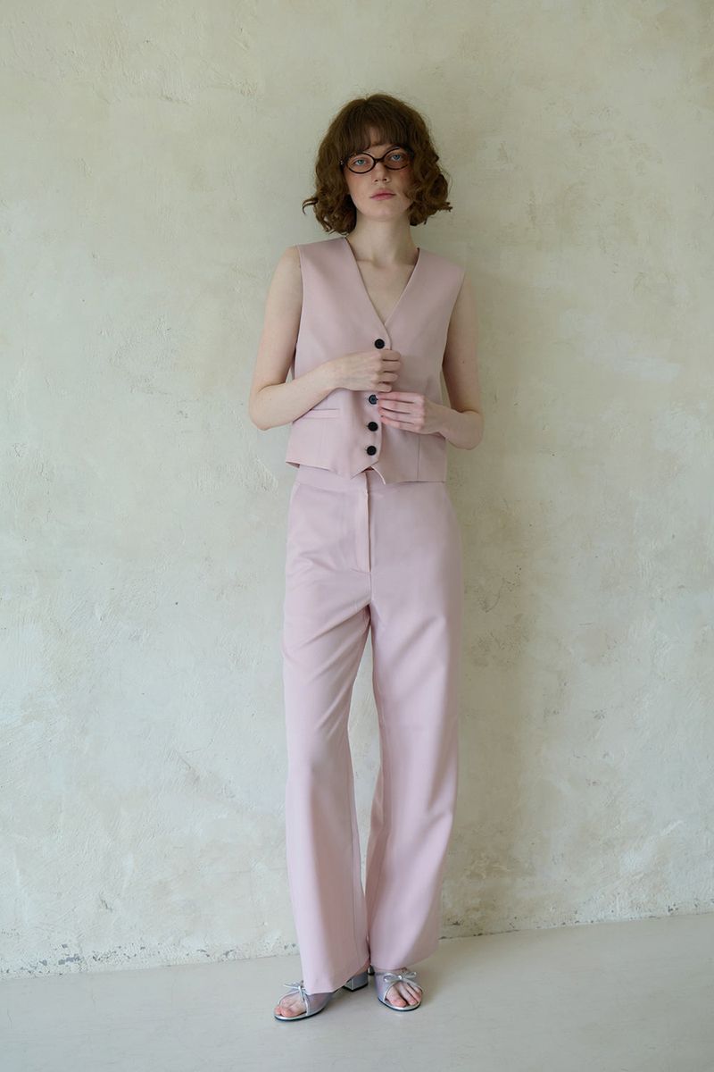 WITHOUTSUMMER（ウィズアウトサマー）の「Denis slacks_pink（Pants）」