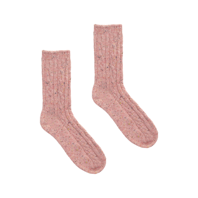 [3EA 1SET] SPECKLED WOOL SOCKS SET