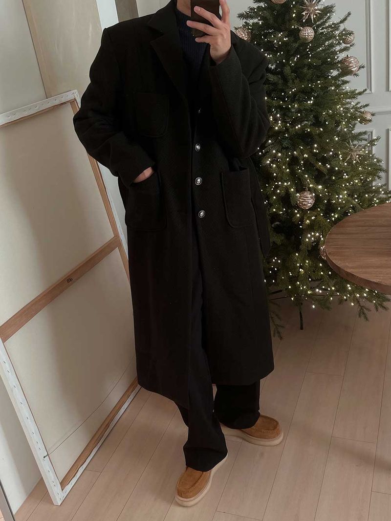 ASCLO Tweed Robe Coat (2color)