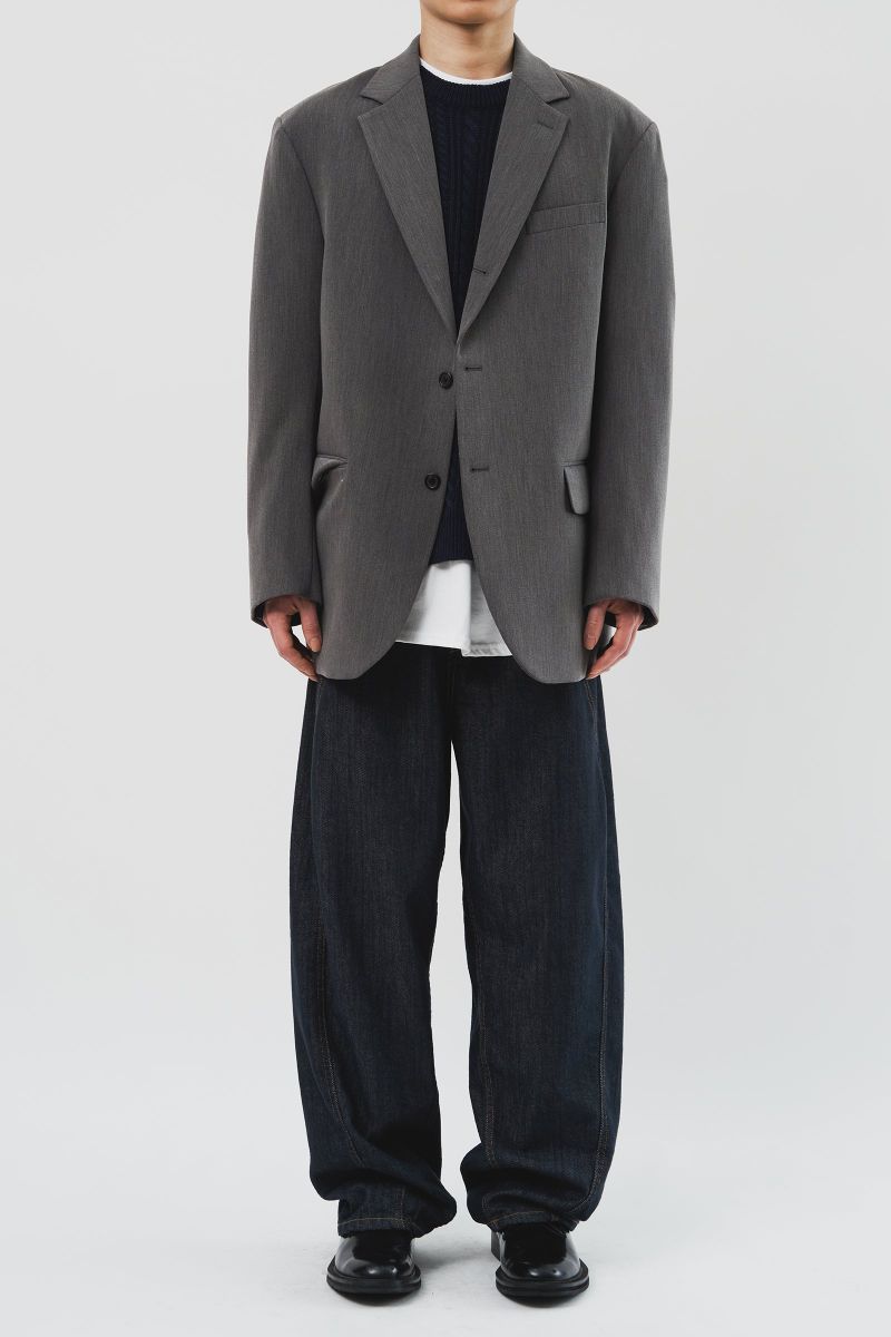 Sub Single Breasted Jacket (3color)