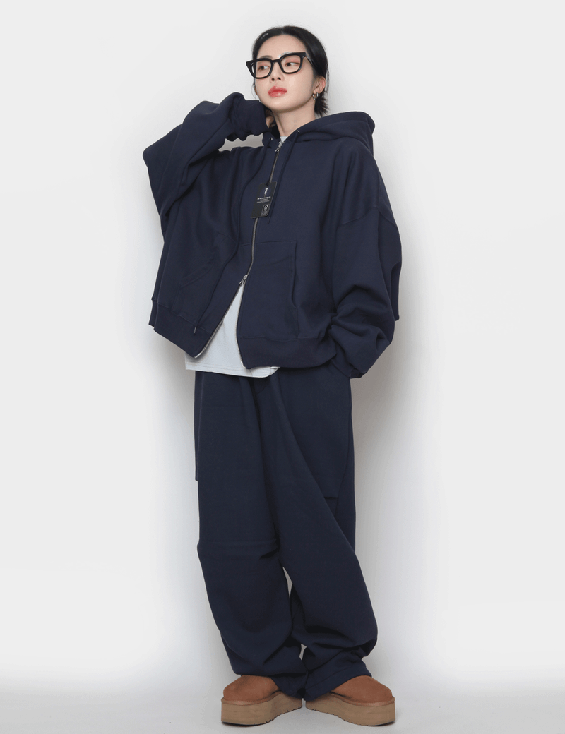 nutellike(ヌテールライク)の「Napping hand warmer hooded zip-up(Tops)」