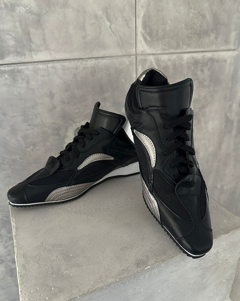 Stretto Slim Fit Wedge Sneakers