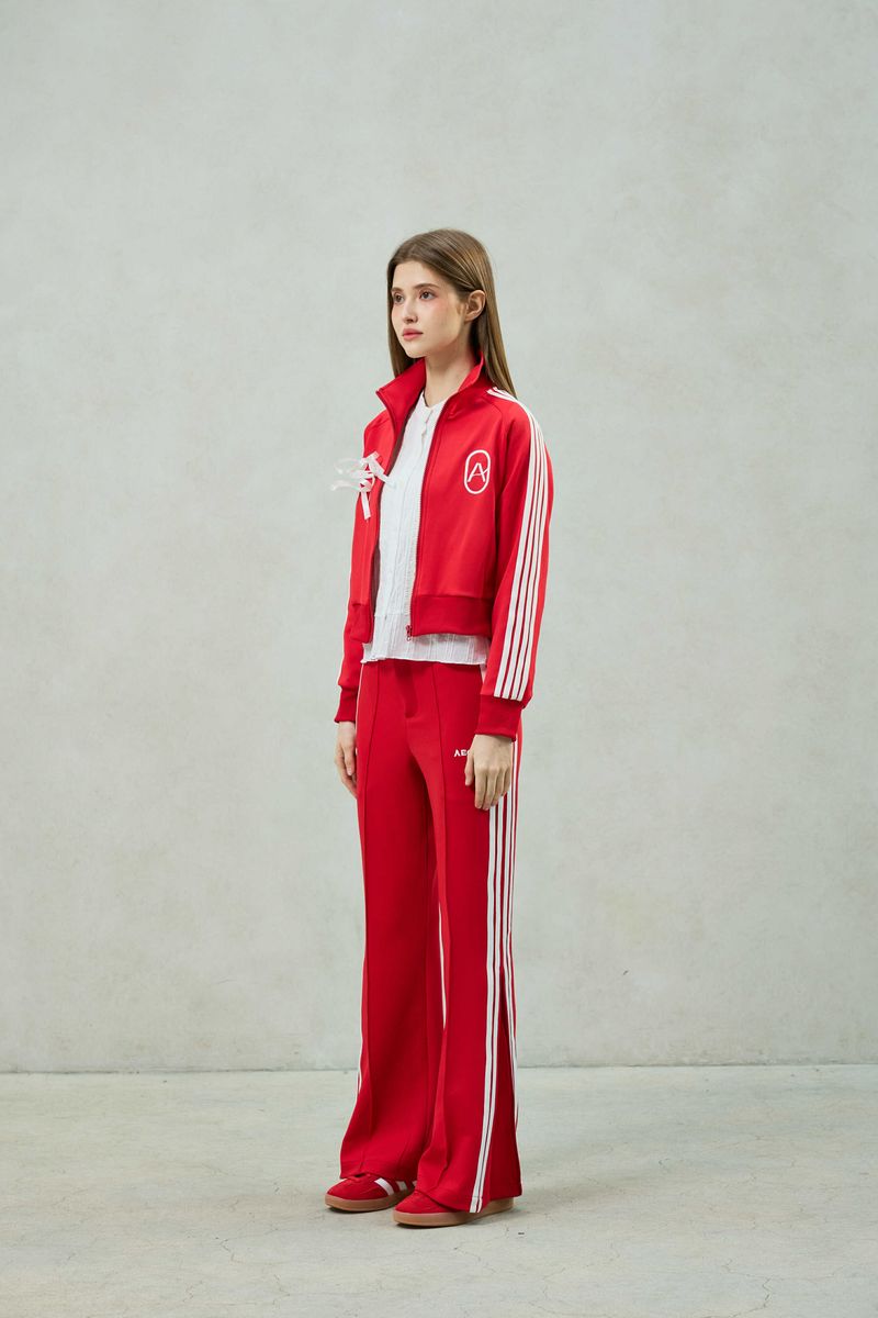 JOEL JERSEY TRACK PANTS / RED
