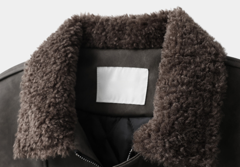 Waini A2 Crack Quilting Two-Way Overfit Mustang Jumper