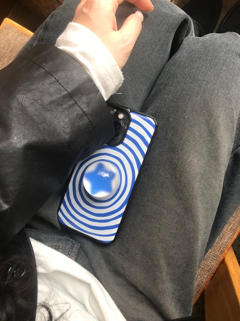 [MADE] bingle epoxy case + blur star tok SET (blue)