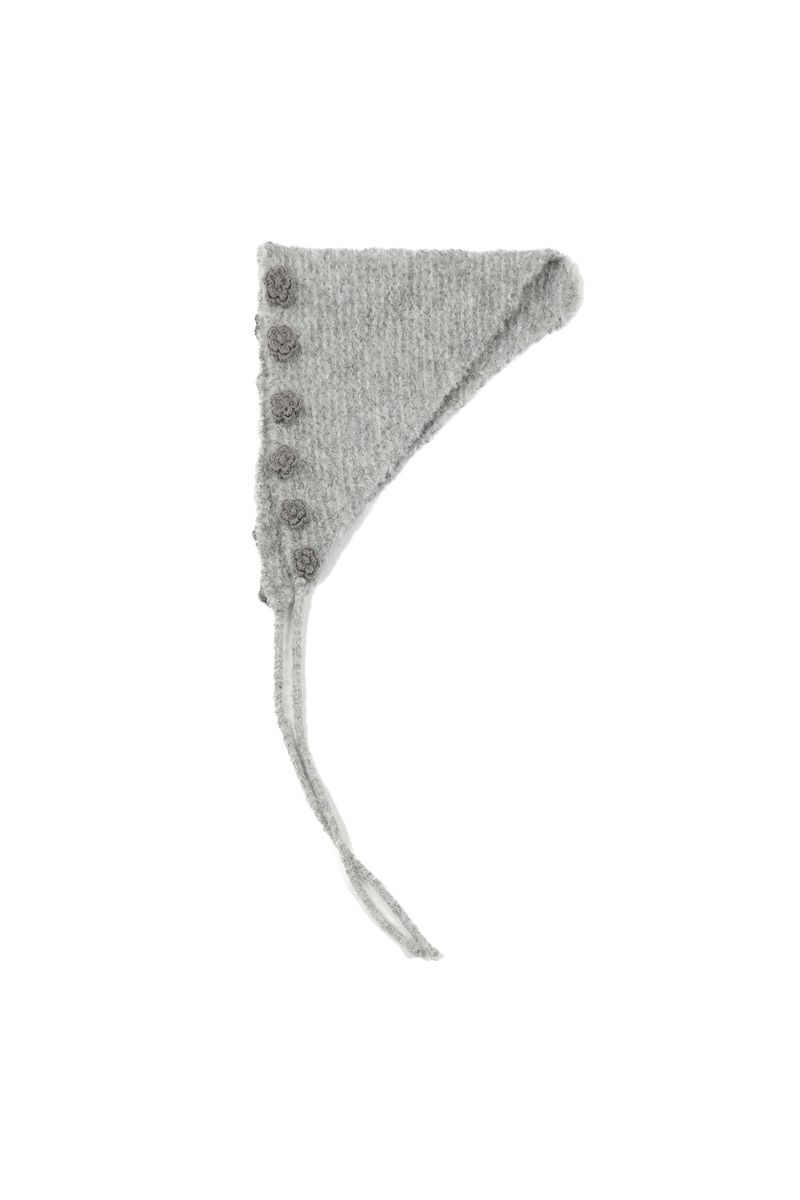 Boucle Flower Bonnet [Gray]