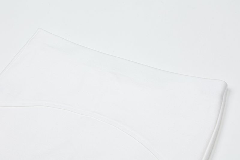 Eyelet slit skirt (white)