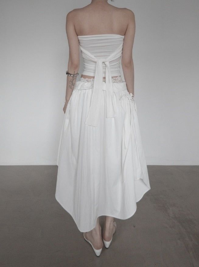 Twabel Knot Dual Tube Top