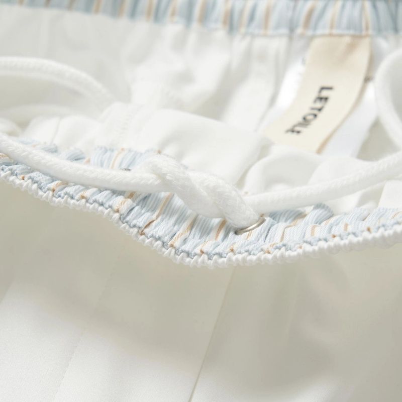 GLOSS WHITE TRAINIG PANTS