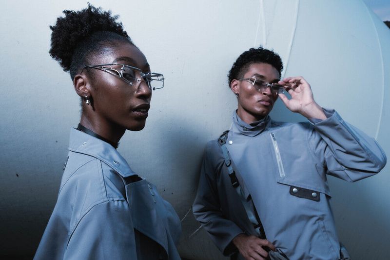 Ghost In The Shell TYPE - S Glasses (Grey Tint Glasses)