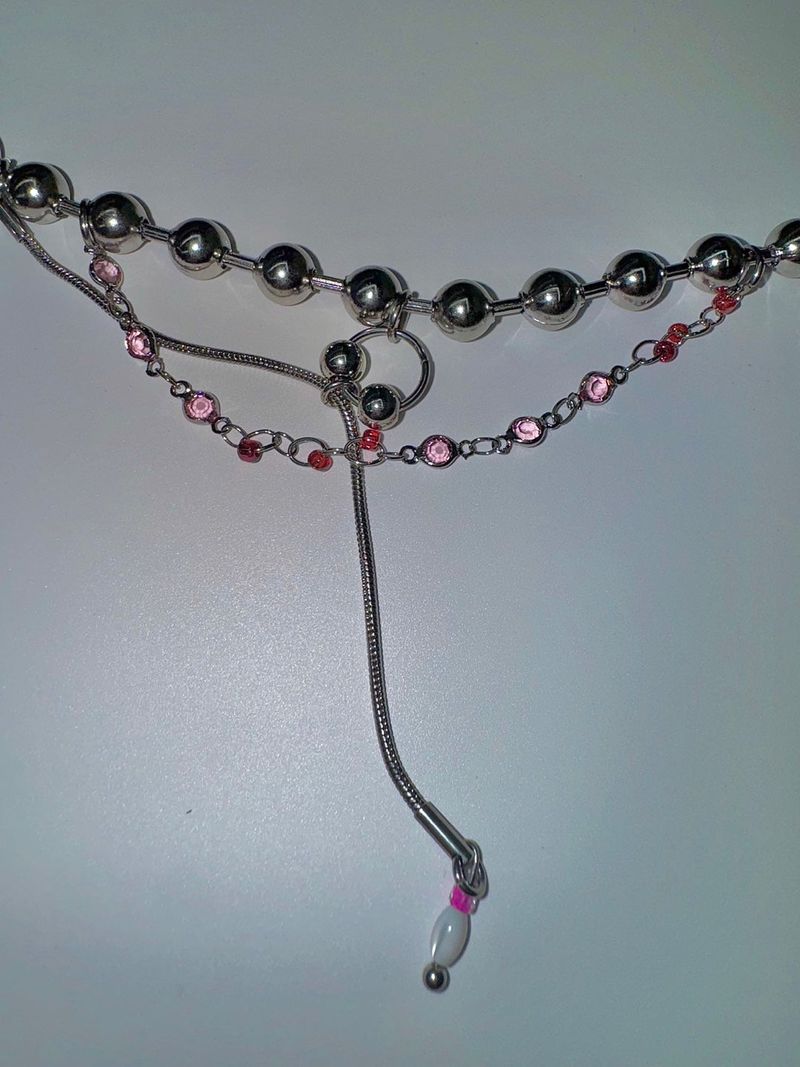 Overdose Pink bag chain