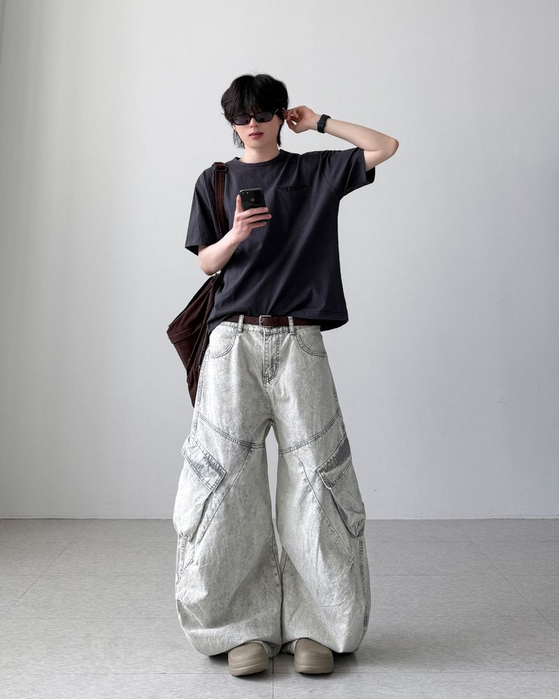 Ditto Gray Balloon Denim