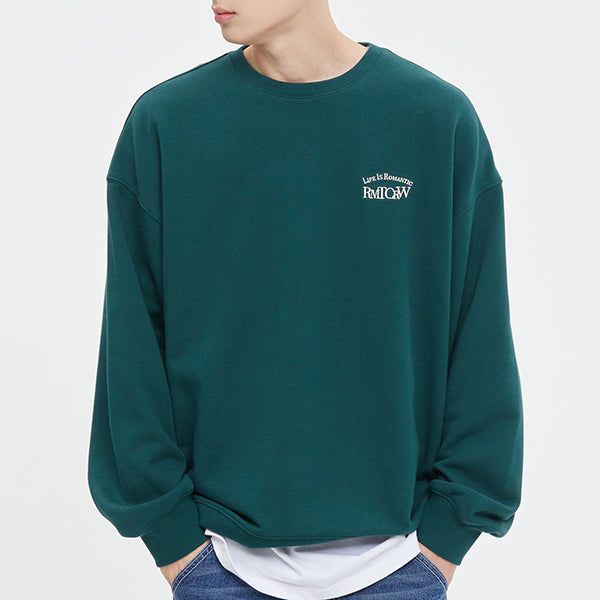 ROMANTIC CROWN(ロマンティッククラウン)の「FLOWER RIBBON SWEAT SHIRT_GREEN(Tops)」