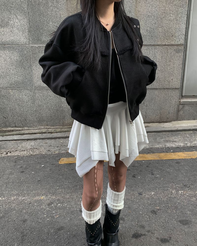 Flare cancan skirt