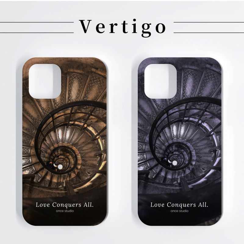 ONCESTUDIO(オンセスタジオ)の「(matte) Brown Vertigo phone case(Smartphone Accessories)」