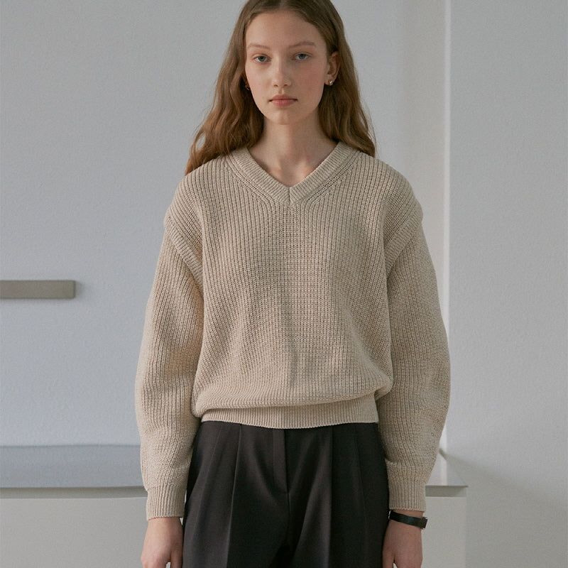 URAGO（ユラゴ）の「Jess puff knit（Tops）」