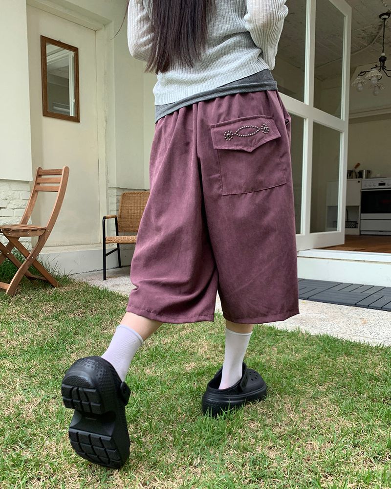 WONDER WONDER(ワンダーワンダー)の「Newo Biz Pocket Pintuck Bermuda Pants(Pants)」