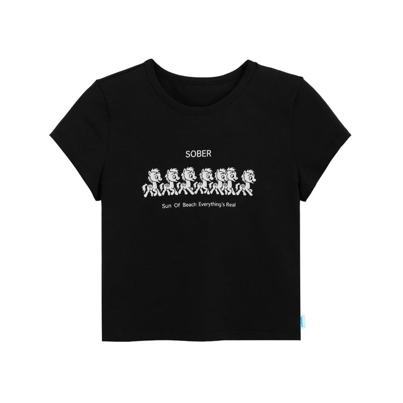 Sober Parade T-shirt BLACK