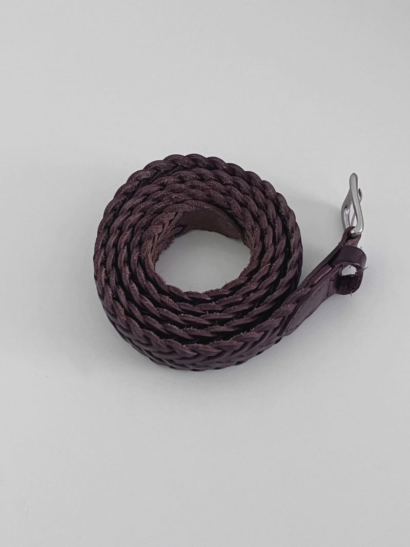 Cowhide mesh belt