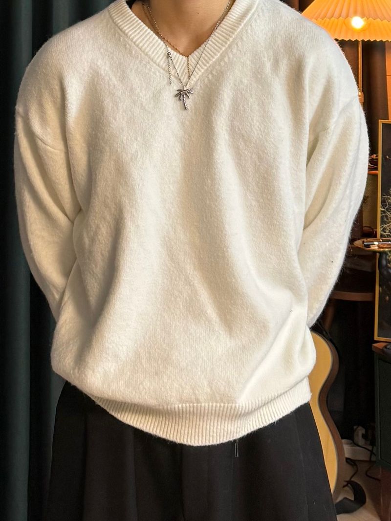 Airwool V-Neck Knit 6COLOR