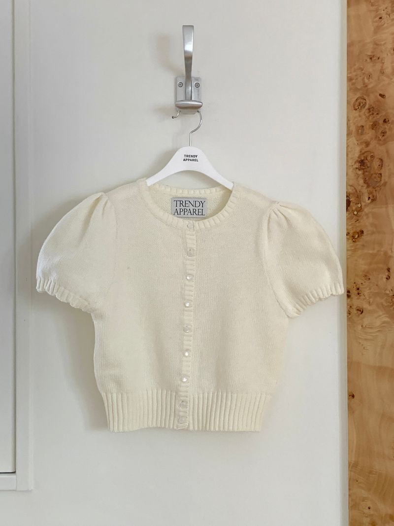 TRENDY APPAREL（トレンディー アパレル）の「[MADE] Rendez Cashmere Puff Cardigan（Tops）」