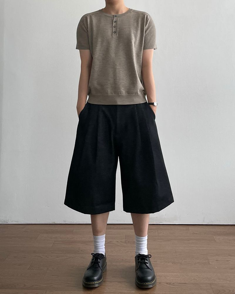 Noble Half Denim Pants