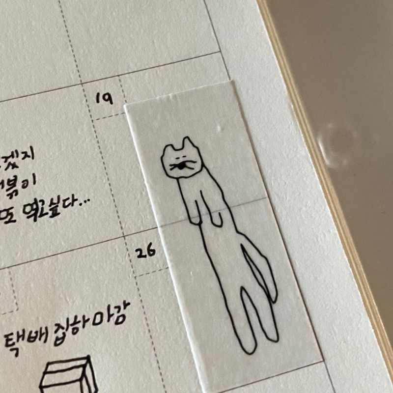 Insignificant cat masking tape