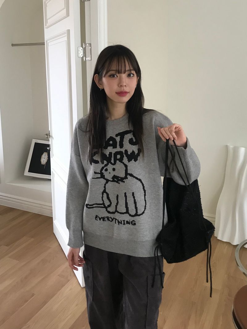 Arco iris（アルコイリス）の「Anything cat knit（Tops）」