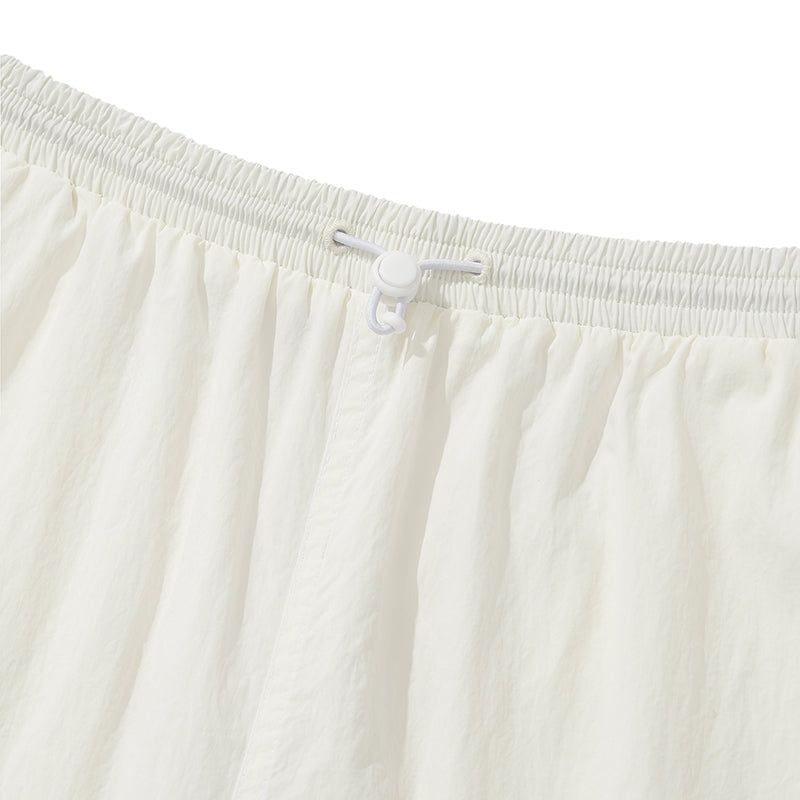 KIRSH PLAIN INCISION WOVEN PANTS [WHITE]