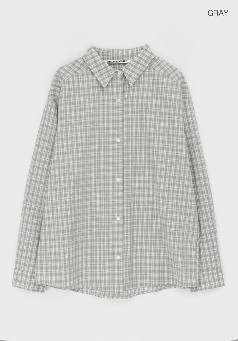 [MADE] Muto Oversized-Fit Checkered Shirt