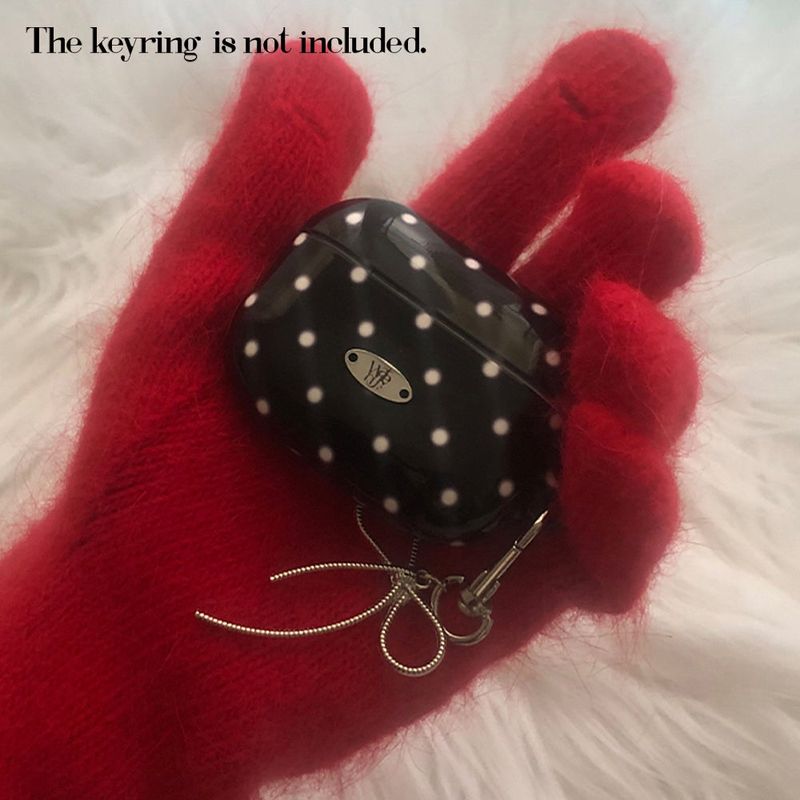[MADE] snug dot airpods case (black)