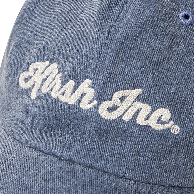 UNI WASHING DENIM LOGO CAP [BLUE]