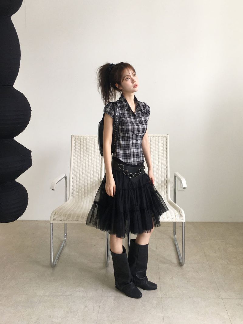 Baby sha midi skirt