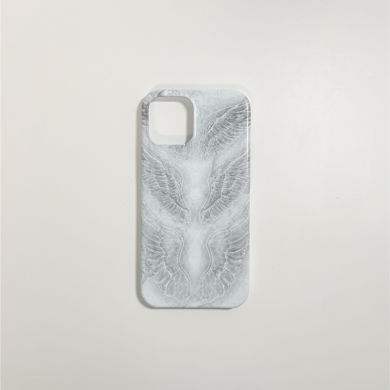 [MADE] wings matt hard phone case (matt/white)