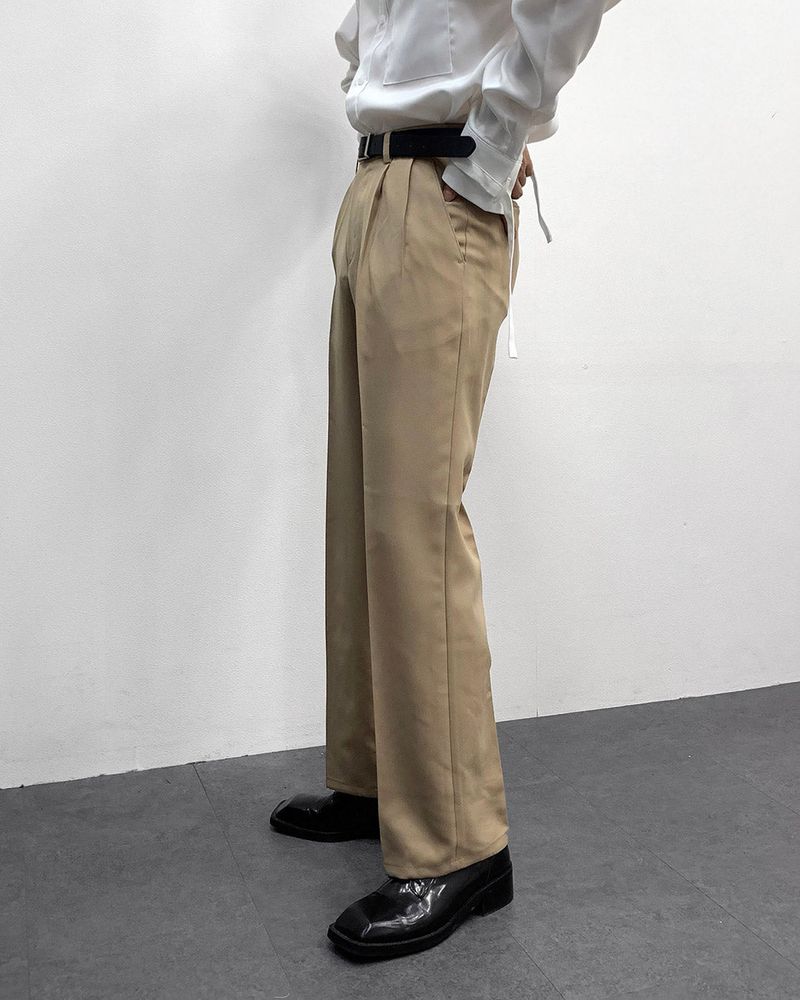OA Deutsche Two Tuck Wide Slacks (3 colors)
