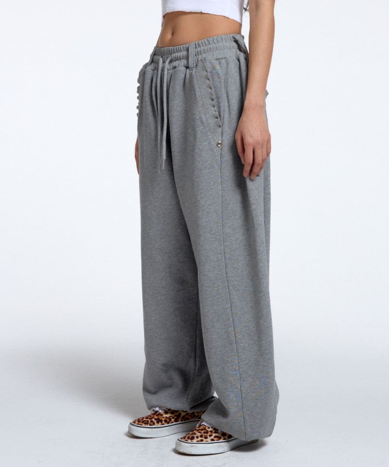 CONY RUFFLE PANTS / MELANGE