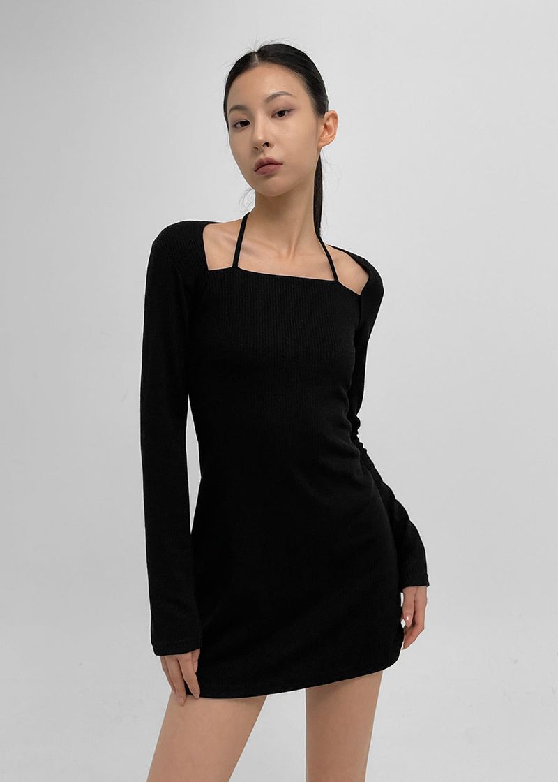BLACKUP（ブラックアップ）の「[MADE] Kahn SET - Halterneck Mini Dress（Dresses）」