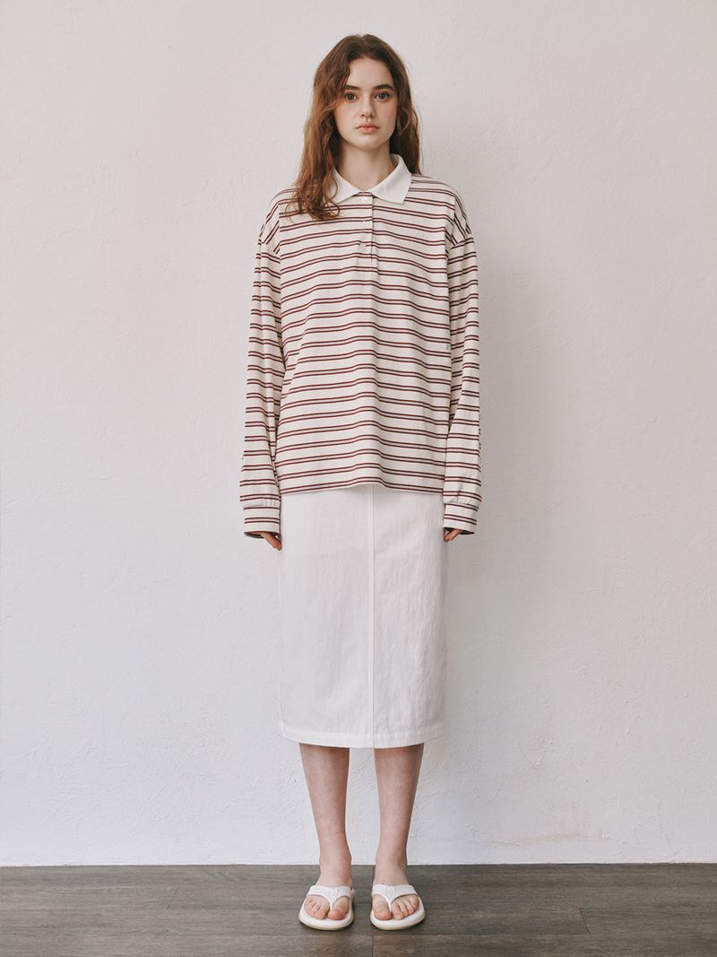 Stripe PK T-shirts (Wine)