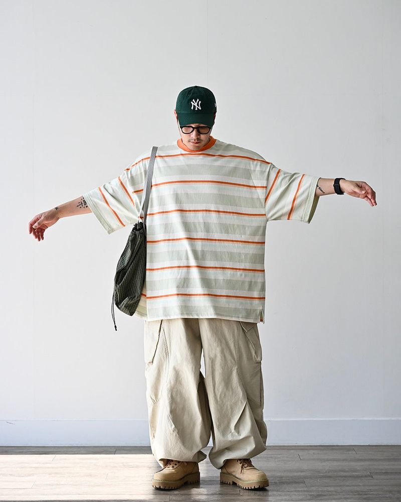 GAT LINE CARGO BALLOON PANTS