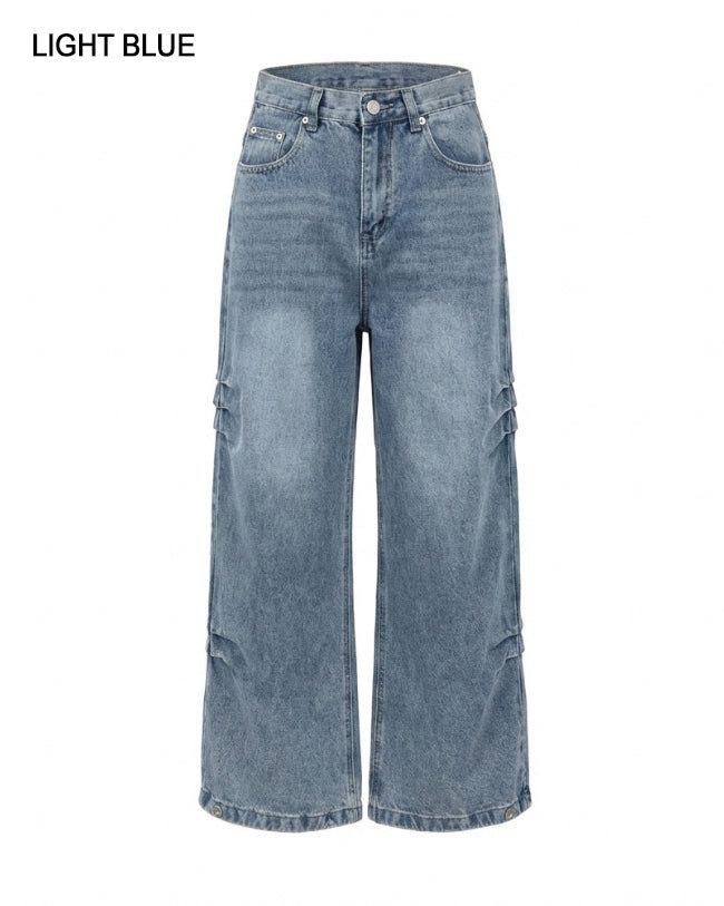 (W's) Side Rivet Denim Pants