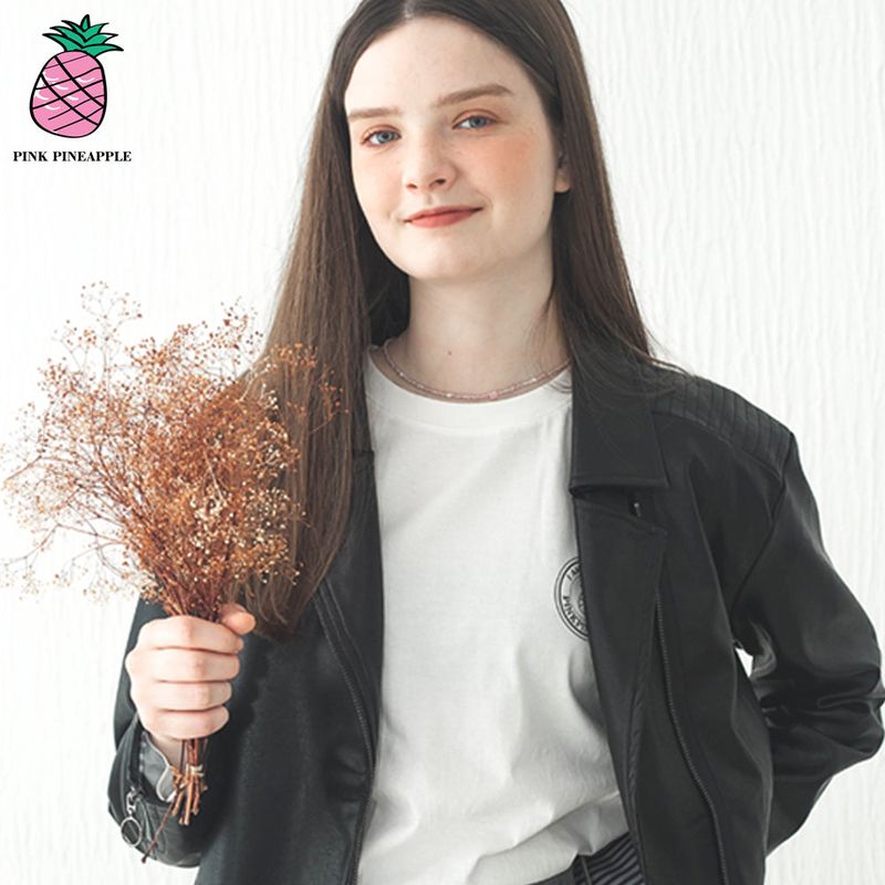 PINK PINEAPPLE（ピンクパイナップル）の「F.LEATHER BIKER（Jackets/Outerwear）」