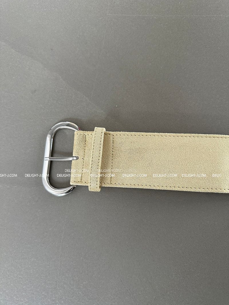 suede wide belt