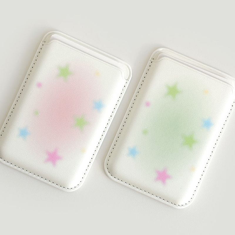 [Macsafe] Star MagSafe Leather Card Wallet